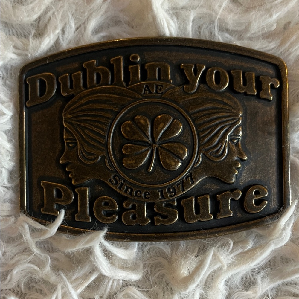 Vintage American Eagle  Bronze Belt Buckle